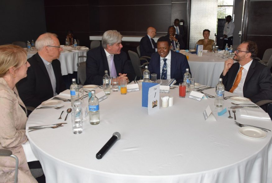 CS MUTUA HOLDS DIPLOMATIC BRIEFING WITH EU ENVOYS